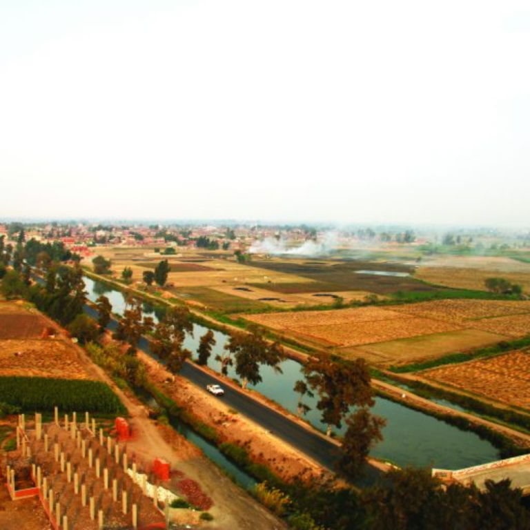 The site of Cerro Quemado Man walks around he site of Cerro Quemado.