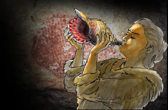 Hear the sound of an ancient conch horn, played again after 18,000 years 