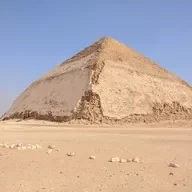 Man walks around he site of Cerro Quemado.