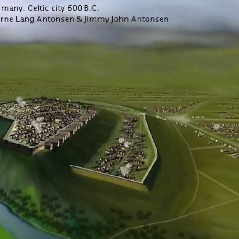 The site of Cerro Quemado Man walks around he site of Cerro Quemado.