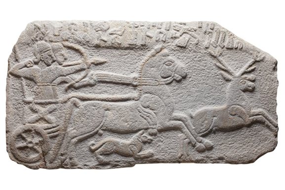 Deer hunt, 9th century BC, from Malatya, Turkey