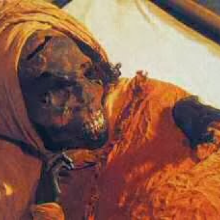 The site of Cerro Quemado Man walks around he site of Cerro Quemado.