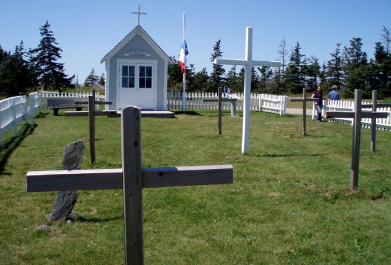 Major's Point Acadian Cemetery in Nova