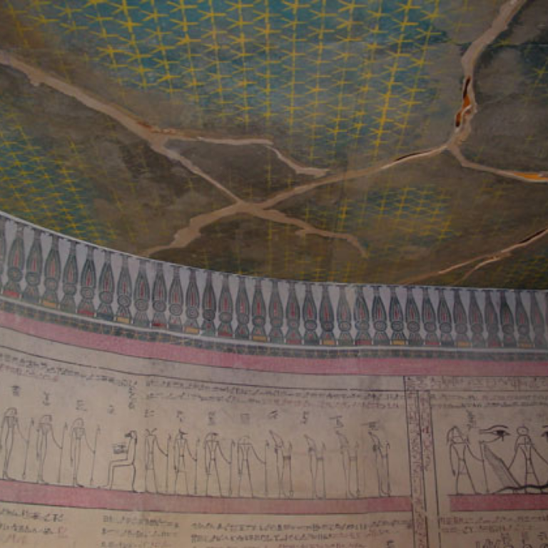 The site of Cerro Quemado Man walks around he site of Cerro Quemado.