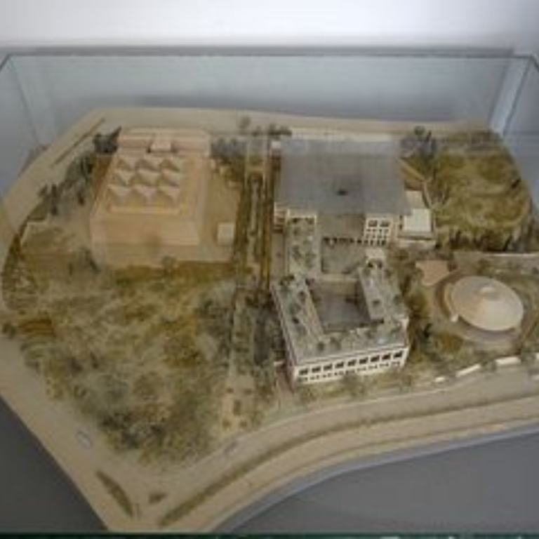 The site of Cerro Quemado Man walks around he site of Cerro Quemado.